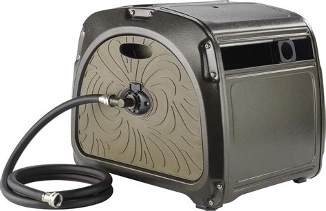 garden hose reel box metal|heavy duty hose reel.